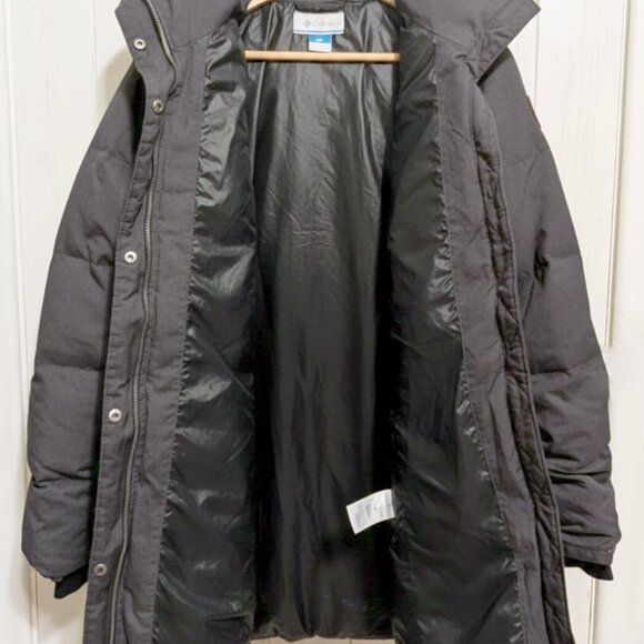 COLUMBIA Women's (S) Gray Puffer Jacket Hooded Parka Omni-Heat, Warm Winter Coat - Picture 4 of 9